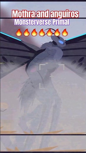 🔥Monsteverse mothra and Anguiros #godzilla #animation #godzillaxkong #edit #kaiju #mothra
