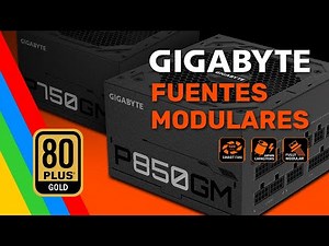 Fuentes Modulares GIGABYTE P750GM P850GM / 80 Plus Gold
