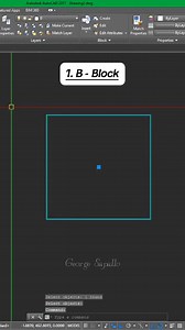 2.1K views · 41 reactions | TOP 5 Standard AutoCAD Shortcut Command for B in AutoCAD beginner 﫶殺 #AutoCAD #autocadtutorial #civilengineering #architecture #fyp #fypシ゚ #highlights #follower #everyone #followersreels | George Sapallo | Facebook