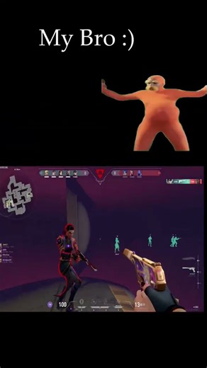 Me sweating for rank 📈 | Bro testing new keys on keyboard 🤡#valorant #valorantclutchmoments