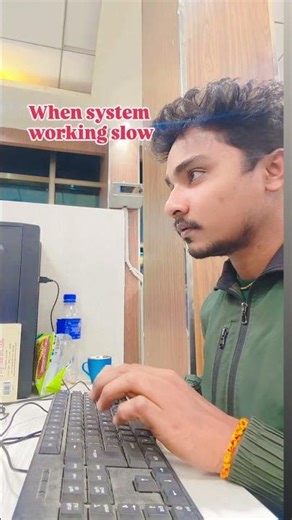 Jab System 🖥️ Slow ho 🤣 #shorts #funny #viral