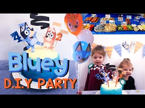 DIY Bluey themed party | Budget friendly kids birthday | Bluey party ideas *The Rashidies*