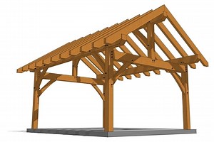14x18 Heavy Timber Pavilion