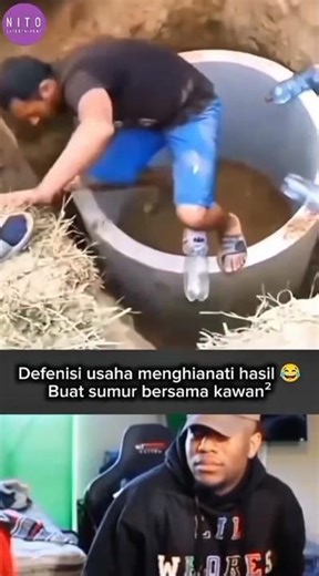 Usaha menghianati hasil 😂 buat sumur bersama Teman teman 😂 #shorts #lucu #trending #memes #viral