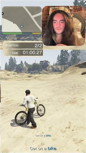 HOW DO YOU TOGGLE SPRINT FOR BMX IN GTA LMFAO #gta #like #subscribe #gtav #gta5 #funny #steam