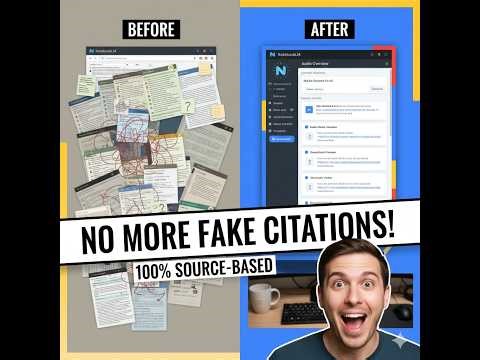 NotebookLM: Google's AI That Actually READS Your Documents (No More Hallucinations!)