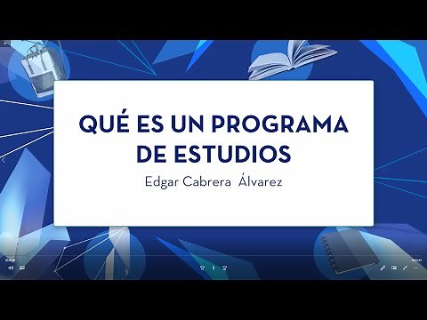 QUÉ ES UN PROGRAMA DE ESTUDIO