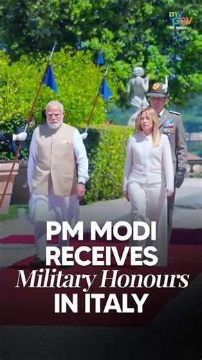 PM Modi Receives Ceremonial Military Honours in Italy | Strengthening India-Italy Relations