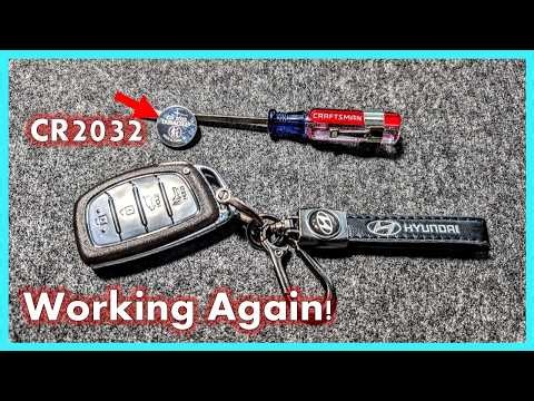 How To: Hyundai Key Fob Battery Replacement - CR2032 - Tucson, Elantra, Sonata, Santa Fe, Veloster