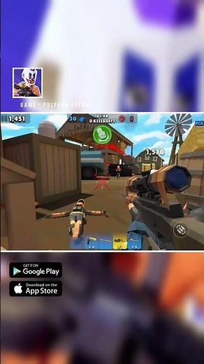 Epic Sniper Kills And Gunfights In Polygun Arena Action 🎯