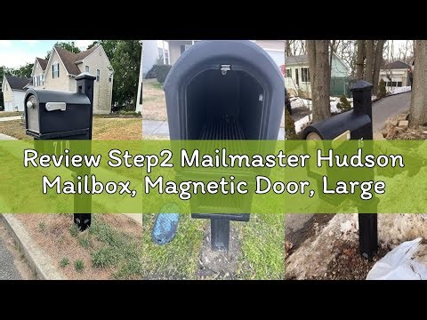 Review Step2 Mailmaster Hudson Mailbox, Magnetic Door, Large Newspaper Holder, Heavy-Duty, Weather R