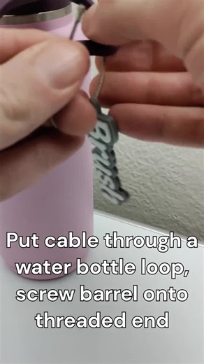 Water Bottle Name Tag Customizable - Personalized Backpack or Lunchbox Label - Two Color - Custom 3D Printed Nametag - Etsy