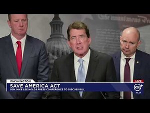 Sen. Lee discusses SAVE America Act