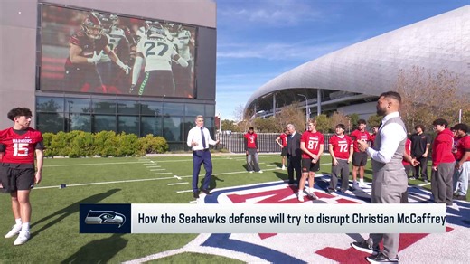 'NFL GameDay Morning' demonstrate how Seahawks D will try to disrupt Christian McCaffrey