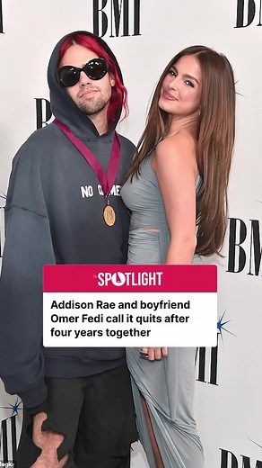 1.2K views | Addison Rae is officially single again after quietly ending her four-year relationship with musician #omerfedi #addisonrae #celebrity #news | Entertainment Loves | Facebook