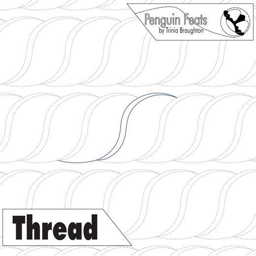 Thread Modern Digital Quilting Pantograph Design for Computerized Longarm Machine (instant Download) - Etsy