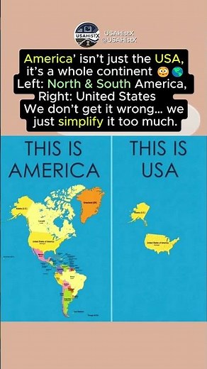 America Isn’t Just the USA… 😳🌎