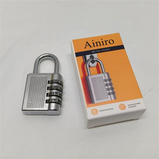 AINIRO 643D Set Your Own Combination Padlock, 1 Pack, Silver