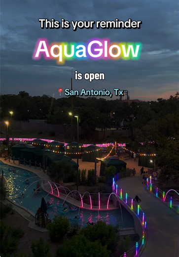 AquaGlow at Aquatica San Antonio: Best Night Waterpark Experience