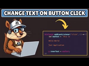 How to Change Text on Button Click in Javascript