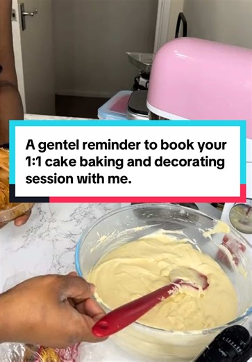 Book Your 1:1 Cake Baking and Decorating Classes