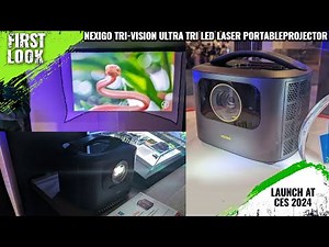 Nexigo Tri-Vision Ultra Tri LED Laser Portable Projector Launched At CES 2024