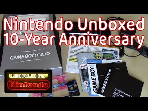 Nintendo Unboxed 10-Year Anniversary: Game Boy Micro (US) 2005