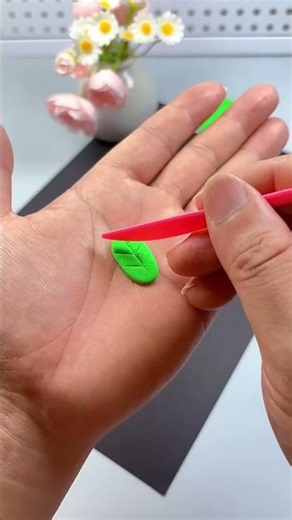 Teach You How To Make A Flower With Clay#diy#art#flower