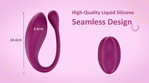 AL'OFA Remote G Spot Vibrator, Rechargeable Clitorals Stimulator with 10 Intense Vibrations for Women Vibrator, Waterproof Clitoral Female Vibrator Adult Sex Toy for Solo Play or Couples Fun, Purple