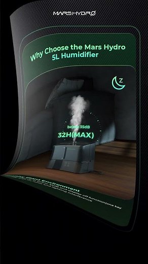 Here's everything you need to know about the latest Mars Hydro Plant Humidifier!