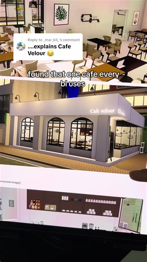 Replying to @_mar_kil_ Found that one cafe ever BL uses 🤣 cafe velour #bl #3dmodel