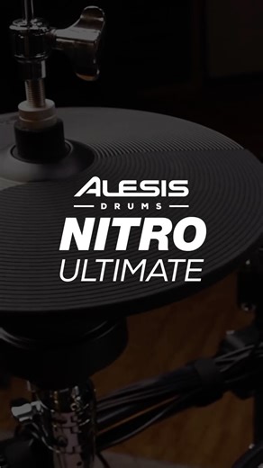 Alesis on Instagram: "That cinematic 80s drum feel... without the time machine. 🌌🥁✨ From thunderous toms and chunky snares to modern kits and everything in between, Nitro Ultimate lets you dial in drum sounds from any era, instantly."