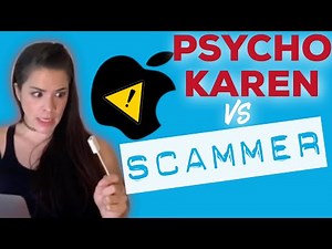 BEING A PSYCHO KAREN TO AN APPLE SCAMMER 😂 | IRLrosie #scambait #prank