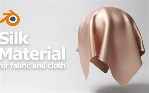 iBlender中文版插件Artistic Shaders 教程Blender Silk Material for Cloth – 程序纹理着色器Blender