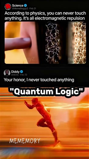 Physics Says You Never Touch Anything… So Technically I’m Innocent 😭⚛️
