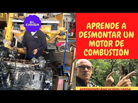 COMO DESMONTAR UN MOTOR DE AUTO PASO A PASO