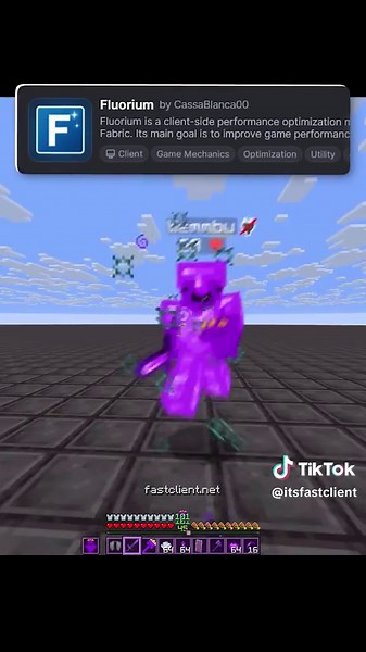 These mods make Minecraft feel SUPER smooth! 🚀 How much FPS do you get? 👀 #minecraft #minecraftmods #fpsboost #optimization #fastclient #pvp #gaming