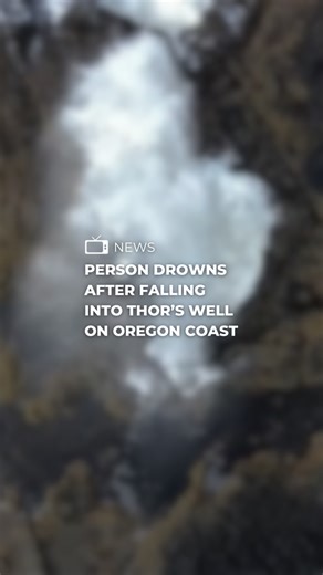 A person drowned Monday afternoon after falling into Thor’s Well on the central Oregon coast. Find the full story on the FOX 12 app. | FOX 12 Oregon