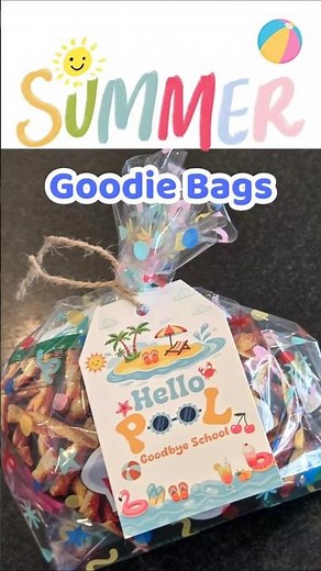 End Of Year Goodie Bags for Kids 🍉☀️ #summer