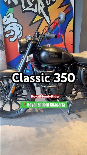Royal Enfield Classic 350 Stealth Black #royalenfield