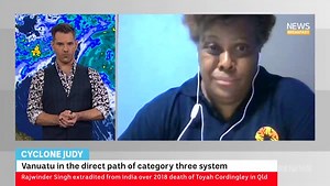 Parts of Vanuatu were put on red alert yesterday as Cyclone Judy intensified into a category 3 storm, with gale-force winds and torrential rain threatening the country's northern islands. Jill Aru from CARE in Vanuatu joined Nate Byrne on News Breakfast for the latest. Read more: https://www.abc.net.au/news/2023-03-01/vanuatu-cyclone-judy-damage-predicted/102033584 | ABC Pacific