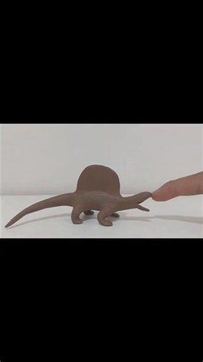Dimetrodon vs Dedo humano #claymotion #shorts #animation #dinosaur #claymotion #dinosaurios #meme