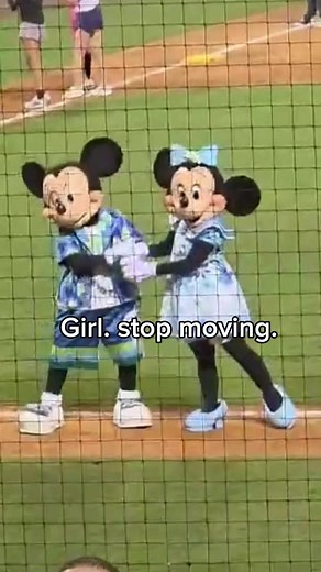 Minnie Mouse Loses Ear at Banana Ball Game