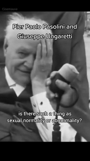 Pier Paolo Pasolini's interview with Italian poet Giuseppe Ungaretti. #pierpaolopasolini #giuseppeungaretti #comizidamore #pasolini #ungaretti #italiancinema #italianmovies #movieedits #movieclips🎬 #sessualita #libertà #lgbtq #italiaanni60 #cinematok #movietok #booktok #tiraccontolitalia #maturità #maturita2022 #italianpoetry #italianfilm #poetry #cinemaitaliano #italianculture #learningitalian #cinemauve #poets #italianliterature #viral #foryoupage #fyp #artepertutti
