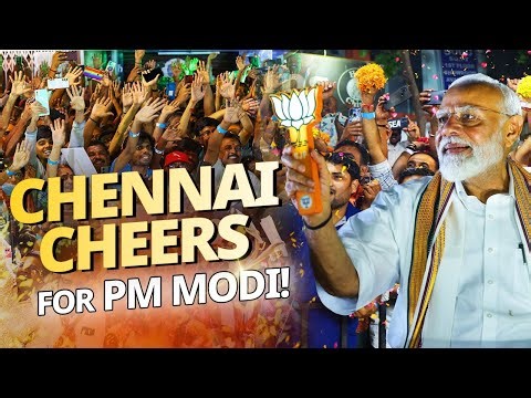 LIVE: PM Modi's roadshow in Chennai today | Lok Sabha Election 2024