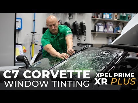 C7 Corvette: Xpel Prime XR Plus Window Tint - Mobile Tint Installation