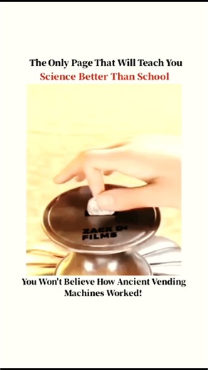You Won't Believe How Ancient Vending Machines Worked! #viral#reel#facts#physics