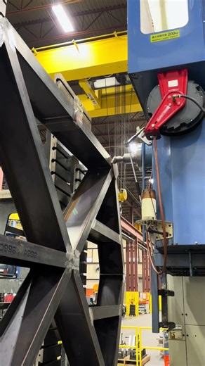 MASSIVE weldment getting #machined on the KURAKI horizontal boring mill. 💪🏼