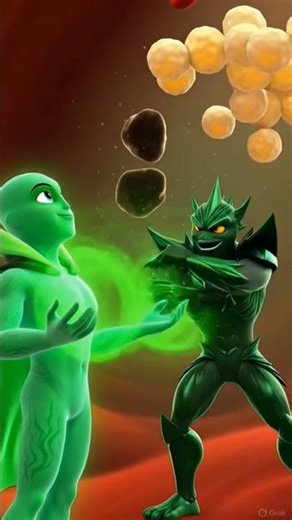 Epic AI Vegetable Fight Animation | Karela & Lauki vs Aloo & Baigan | Good vs Bad Cartoon Battle 🔥