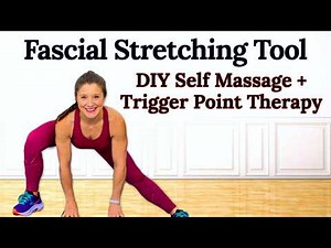 Myofascial Massage & Trigger Point Tool Fascia Stretching Tool - Self Treat Tight Hip Flexors Psoas